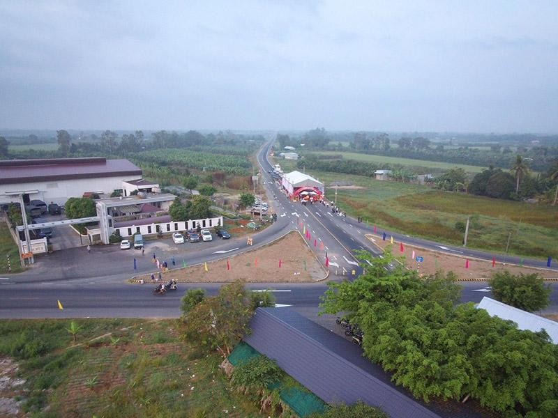 Tuyến Đường tỉnh 922 đi qua địa bàn 4 quận, huyện của TP. Cần Thơ là Bình Thủy, Ô Môn, Thới Lai, Cờ Đỏ. Ảnh: Anh Khoa.