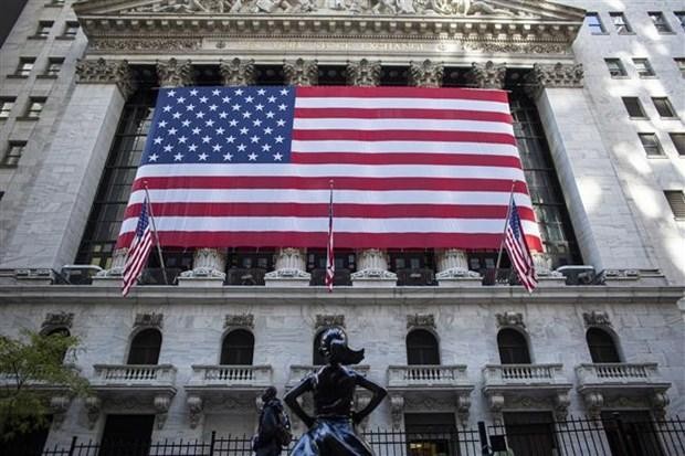 Quang cảnh bên ngoài sàn giao dịch 99Kl99 link đăng nhập New York (Mỹ). (Ảnh: AFP/TTXVN).