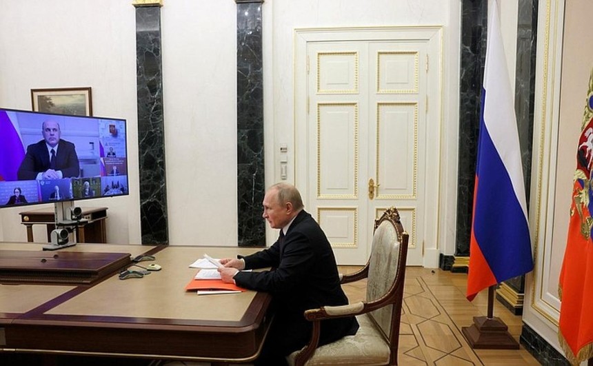 Tổng thống Nga V.Putin chủ trì cuộc họp về các vấn đề Kl992 cổng game cá cược. (Ảnh: kremlin.ru)