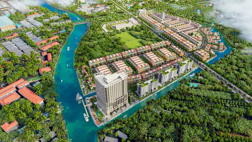 Hình diễn họa phối cảnh Khu đô thị T&T Tamda. Ảnh: Chủ Kl99ok phiên bản mới