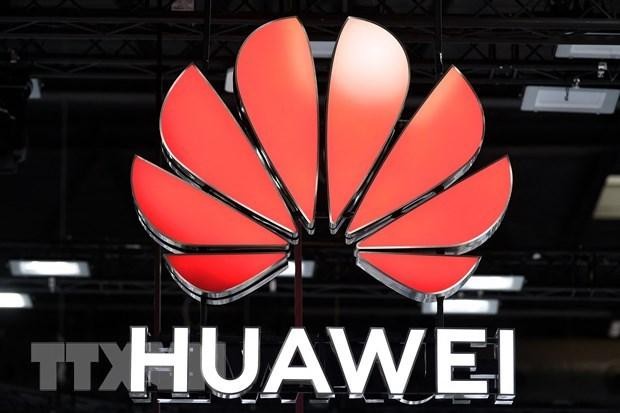 Biểu tượng của Kl994 game bài casino hấp dẫn viễn thông Trung Quốc Huawei. (Ảnh: AFP/TTXVN).