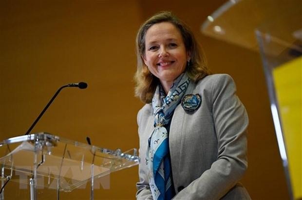 Chủ tịch Ủy ban Kl991.com nạp rút nhanh và Tiền tệ quốc tế của IMF, bà Nadia Calvino. (Nguồn: AFP/TTXVN)