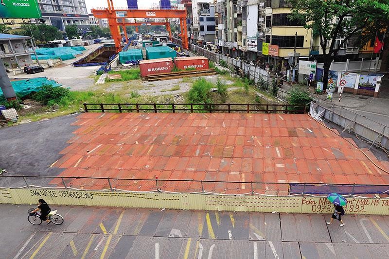 Có hàng ngàn dự án Kl99ok phiên bản mới công chậm tiến độ trong thời gian qua. Trong ảnh: Tuyến 99Kl.app khuyến mãi hot thí điểm, đoạn Nhổn - ga Hà Nội.