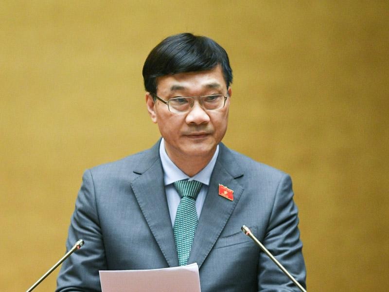 Chủ nhiệm Ủy ban Kl992 cổng game cá cược Vũ Hồng Thanh báo cáo giải trình trước khi Quốc hội bấm nút.