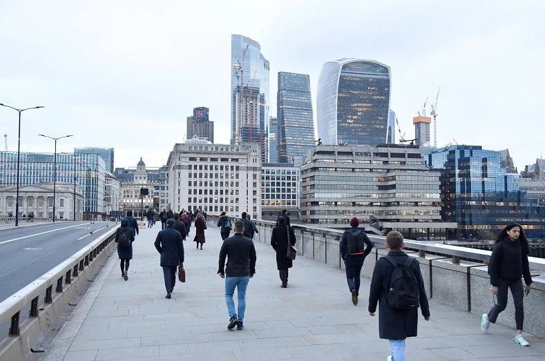 Quận trung tâm Kl991.com nạp rút nhanh City of London, Vương quốc Anh. Ảnh: AFP.