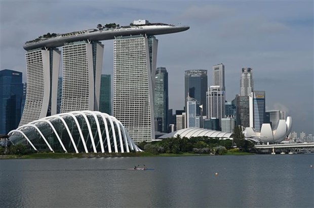 Quang cảnh khu trung tâm Kl991.com nạp rút nhanh của Singapore. (Ảnh: AFP/TTXVN)