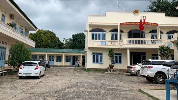 Trụ sở Tòa án Nhân dân huyện Đức Trọng. (Nguồn: Báo Kl992 Tham Gia Ngay).