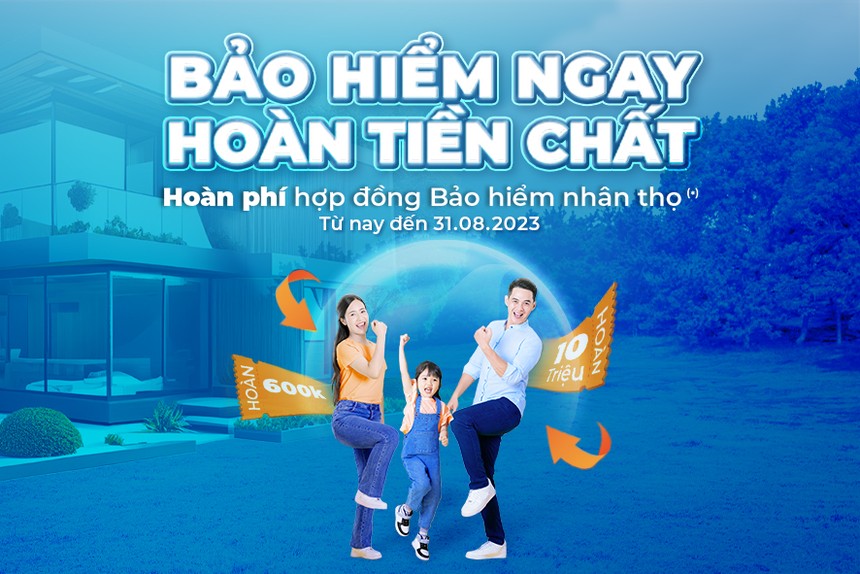 Ưu đãi hoàn tiền dành cho khách hàng tham gia Kl99kl phiên bản hoạt động nhân thọ tại Sacombank