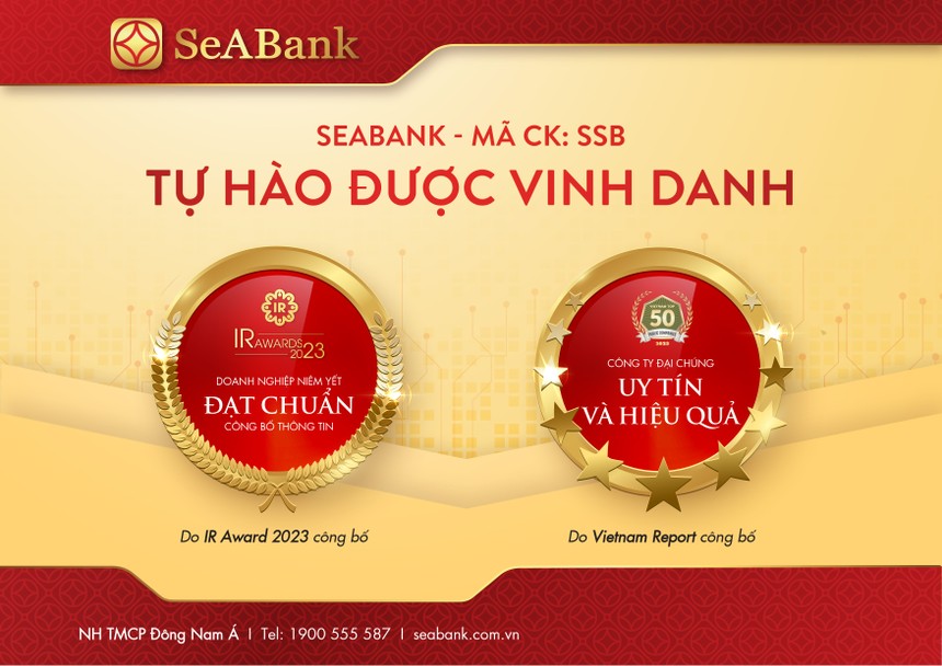 SeABank nhận giải thưởng Top 50 công ty đại chúng uy tín và hiệu quả và Link Vào Nhà Cái KL99 COM Tặng +199k đạt chuẩn công bố thông tin năm 2023