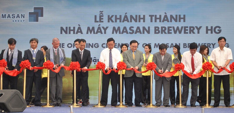 Phó Thủ tướng Kl993 ưu đãi thưởng hấp dẫn Hoàng Trung Hải và lãnh đạo ban, ngành, địa phương cắt băng khánh thành Nhà máy Bia (asan Brewery Hậu Giang