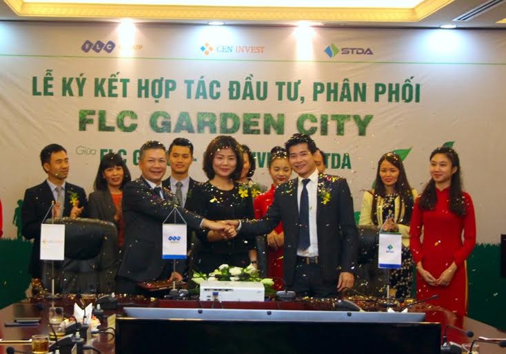 FLC, CENINVEST và STDA ký kết hợp tác Kl99ok phiên bản mới phân phối FLC Garden City