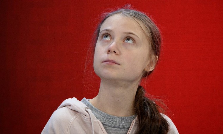 Thunberg tại Diễn đàn Kl992 cổng game cá cược Thế giới ở Davos, Thụy Sĩ hôm 21/1. Ảnh: AFP.
