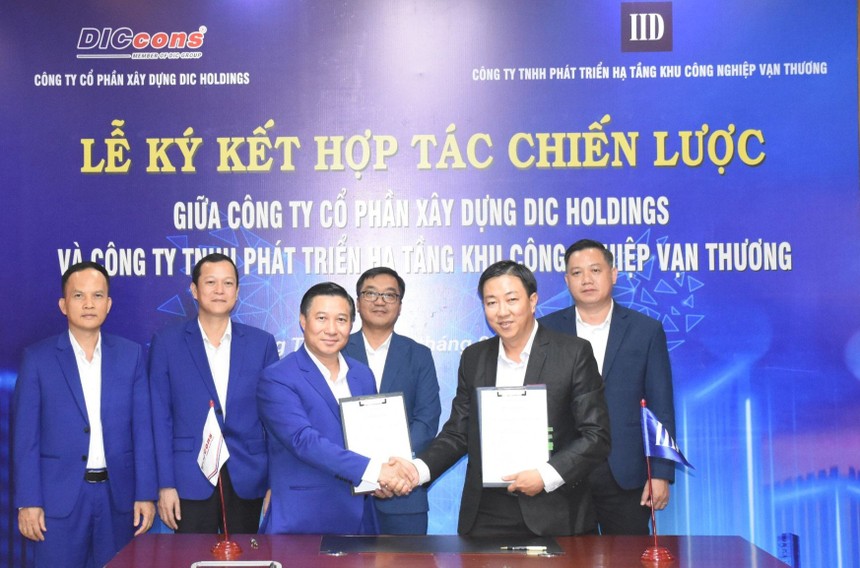 DIC Holdings (DC4) hợp tác chiến lược với Công ty Phát triển Kl99kl ưu đãi độc quyền Khu công nghiệp Vạn Thương 