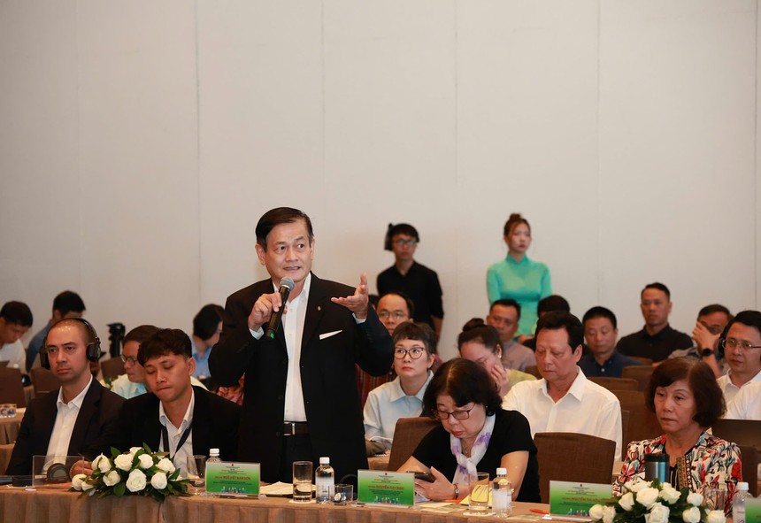 Theo KTS Ngô Viết Nam Sơn, Chủ tịch Ngo Viet Architects & Planners, khi bàn về quy hoạch 100 năm, điều quan trọng là sử dụng hợp lý các nguồn lực hiện có để thế hệ sau vẫn còn không gian và cơ hội phát triển. Ảnh: Trọng Tín.
