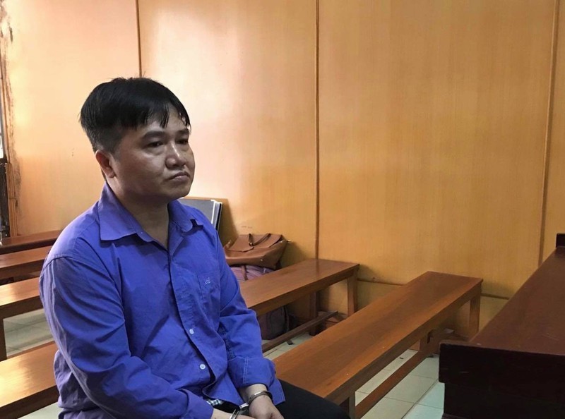 Bị cáo Thể tại phiên tòa sơ thẩm năm 2019. Ảnh: Kl992 Tham Gia Ngay TP.HCM.