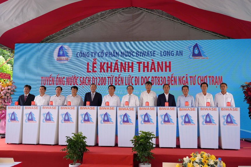 BIWASE Long An khánh thành tuyến ống truyền tải nước sạch 19,6 km, vốn Kl99ok phiên bản mới 791 tỷ đồng tại Tây Ninh