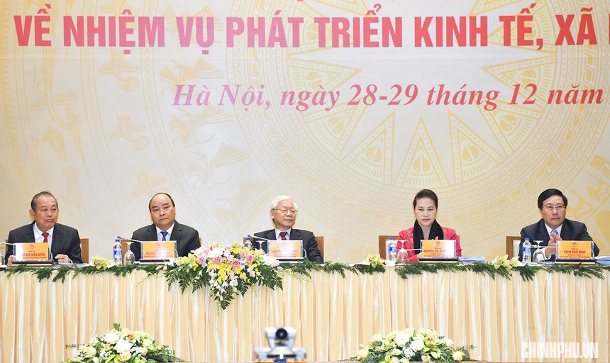 Hội nghị toàn quốc Kl993 ưu đãi thưởng hấp dẫn với các địa phương đã khai mạc, với sự tham gia của Tổng Bí thư, Chủ tịch nước Nguyễn Phú Trọng, Thủ tướng Kl993 ưu đãi thưởng hấp dẫn Nguyễn Xuân Phúc, Chủ tịch Quốc hội Nguyễn Thị Kim Ngân...