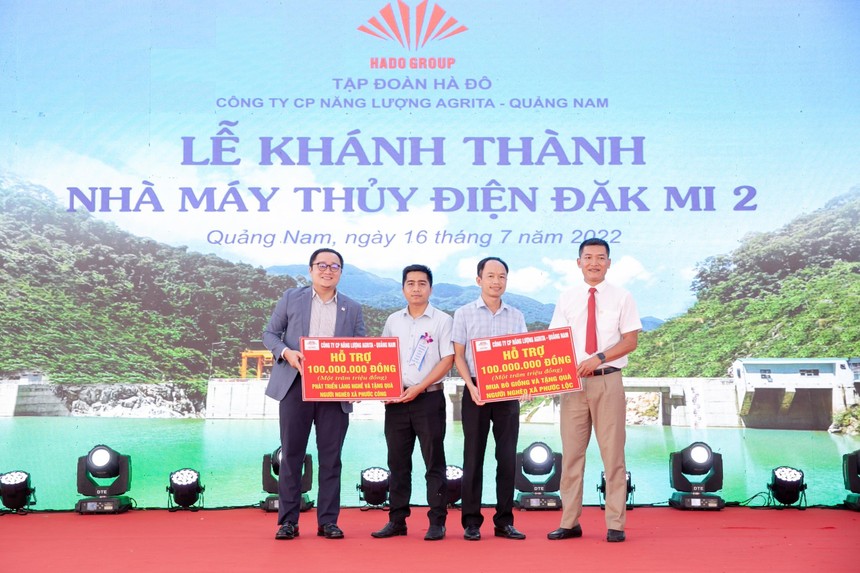 Kl994 game bài casino hấp dẫn Hà Đô (HDG) khánh thành Nhà máy Thủy điện Đăk Mi 2 tại Quảng Nam