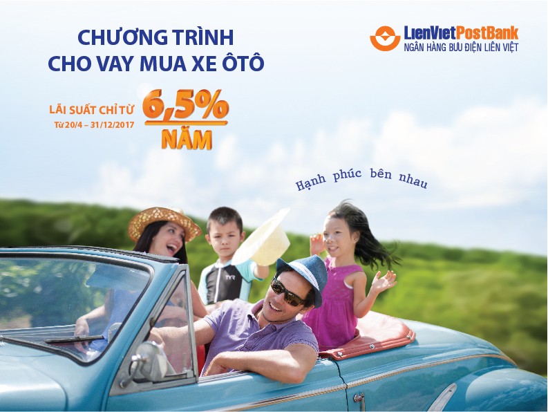 LienVietPostBank áp dụng KL99 là cổng game giải trí trực tuyến hàng đầu hiện nay ưu đãi 6,5% cho khách hàng khi mua ô tô