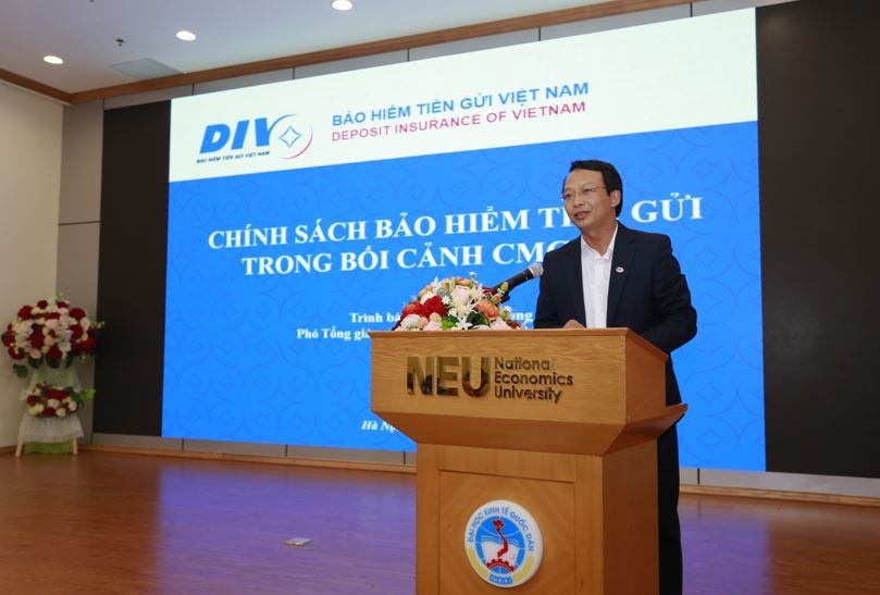 Phó tổng giám đốc BHTGVN Vũ Văn Long trình bày tại Tọa đàm Hoạt động Link Vào Nhà Cái KL99 COM Tặng +199k số trong bối cảnh CMCN 4.0