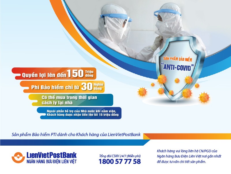 LienVietPostBank kết hợp với PTI triển khai gói Kl99kl phiên bản hoạt động ANTI – COVID