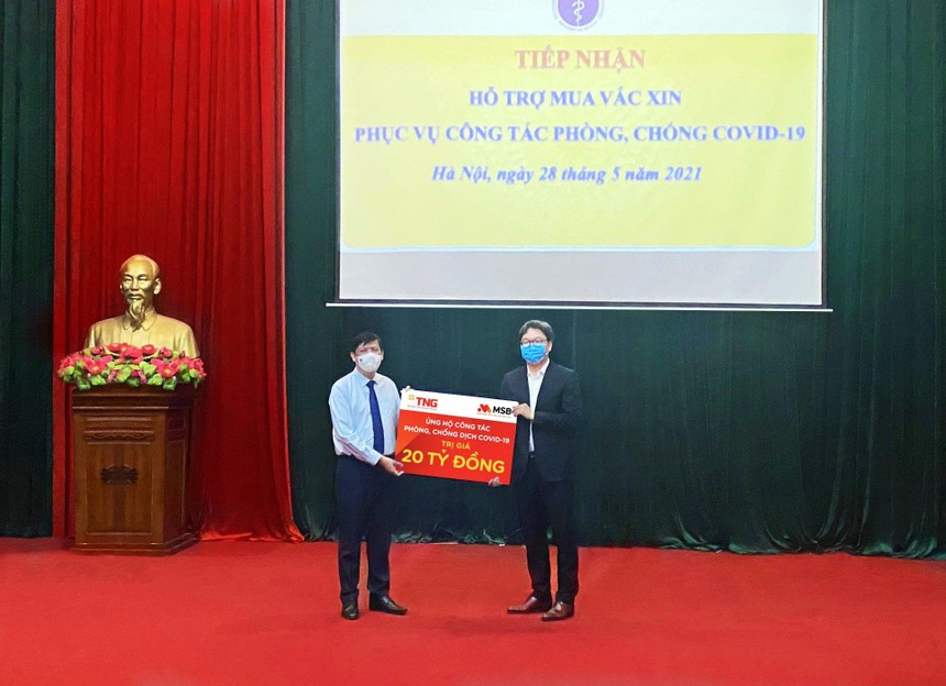 MSB và Kl994 game bài casino hấp dẫn TNG Holdings Việt Nam ủng hộ 30 tỷ đồng cho công tác phòng, chống dịch bệnh