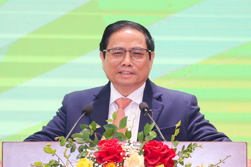 Thủ tướng Kl993 ưu đãi thưởng hấp dẫn Phạm Minh Chính phát biểu tại Hội nghị. Ảnh: VGP/Nhật Bắc