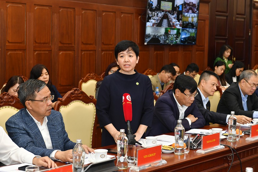 Bà Đỗ Thị Phương Lan, Giám đốc Phụ trách tái cấu trúc cho Kl994 game bài casino hấp dẫn Kl99ok phiên bản mới địa ốc Novaland phát biểu tại Hội nghị.