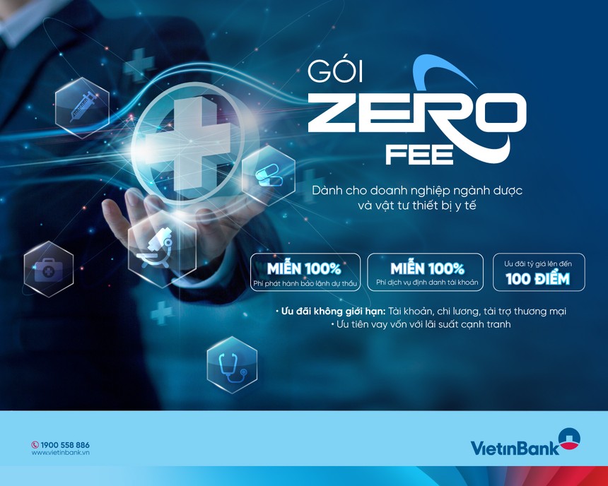 VietinBank (CTG) tung gói ưu đãi phí “Zero Fee” dành cho Kl991.com World Cup 2026 Chính Thức ngành dược