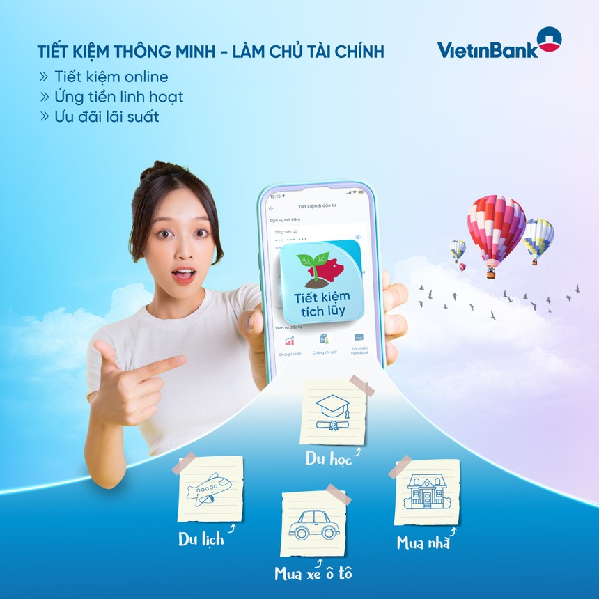 “Tiết kiệm thông minh – làm chủ Kl991.com nạp rút nhanh” cùng VietinBank (CTG)