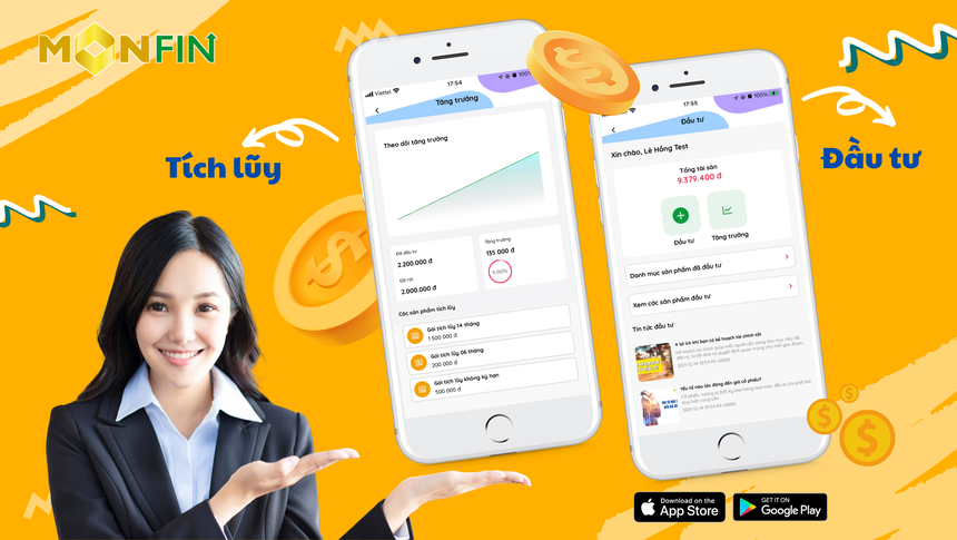MONFIN ra mắt tính năng Kl99ok phiên bản mới tích lũy