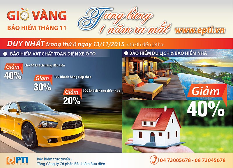 PTI giảm đến 15 triệu đồng trong “Giờ vàng Kl99kl phiên bản hoạt động“