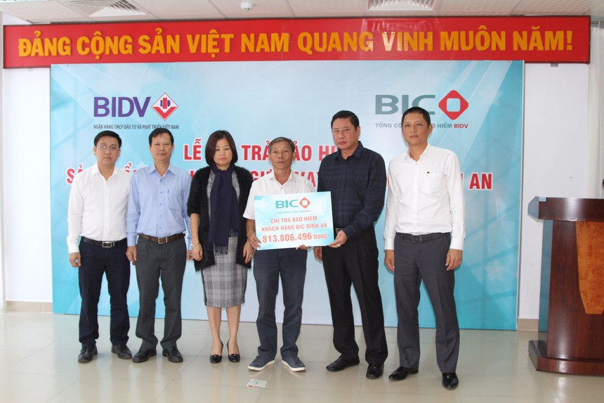 BIC chi trả Kl99kl phiên bản hoạt động hơn 800 triệu đồng cho khách hàng tại Nha Trang