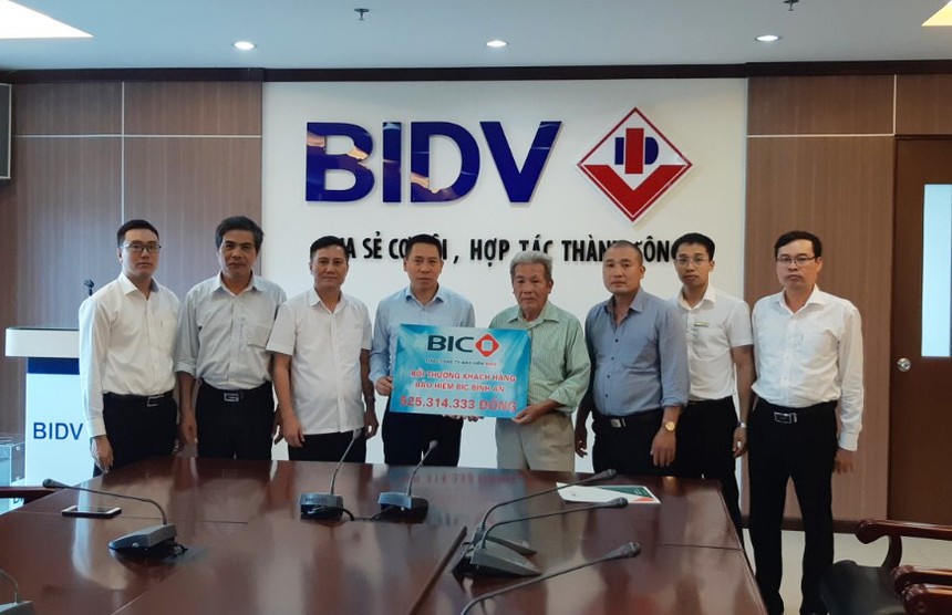 BIC chi trả hơn 500 triệu đồng quyền lợi Kl99kl phiên bản hoạt động cho thân nhân cán bộ BIDV Bắc Hải Dương