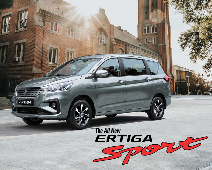 Suzuki hỗ trợ 50% phí trước bạ và tặng toàn bộ Kl99kl phiên bản hoạt động cho mẫu xe Ertiga Sport