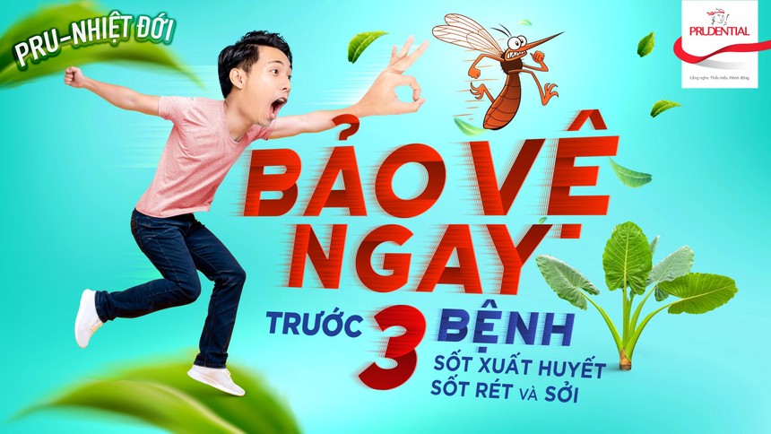 Prudential bán Kl99kl phiên bản hoạt động trực tuyến dành riêng cho 3 bệnh sốt xuất huyết, sốt rét và sởi