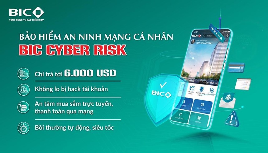 BIC ra mắt Kl99kl phiên bản hoạt động an ninh mạng cá nhân BIC Cyber Risk