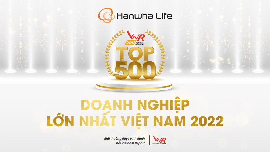 Hanwha Life được vinh danh Top 500 Kl991.com World Cup 2026 Chính Thức lớn nhất Việt Nam 2022