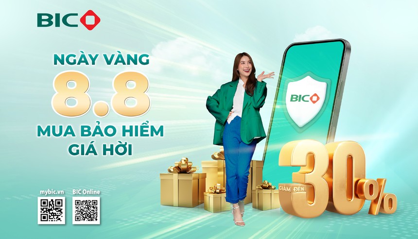Ngày vàng 8.8: Tưng bừng ưu đãi tới 30% phí Kl99kl phiên bản hoạt động tại BIC