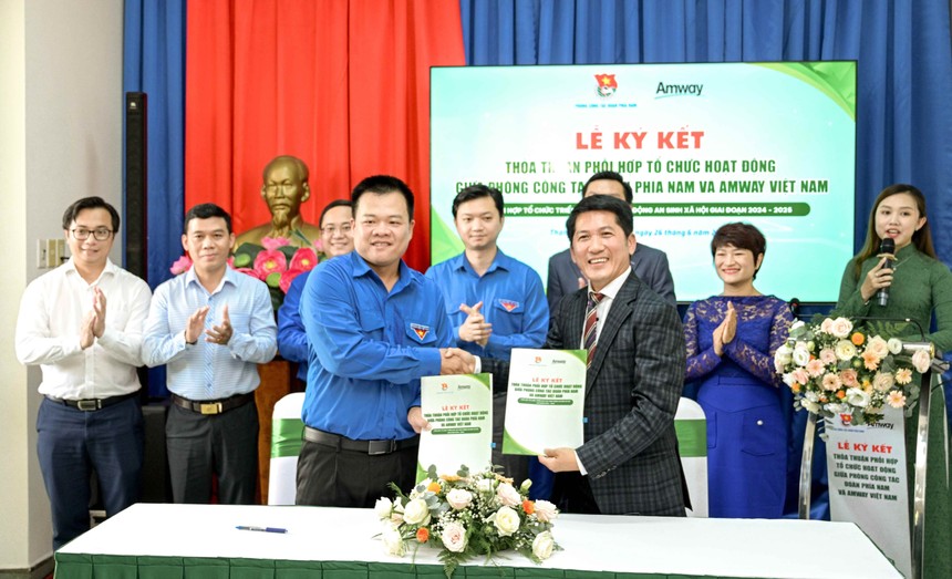 Amway Việt Nam và Trung ương Đoàn Thanh niên hợp tác triển khai các hoạt động hỗ trợ cộng đồng