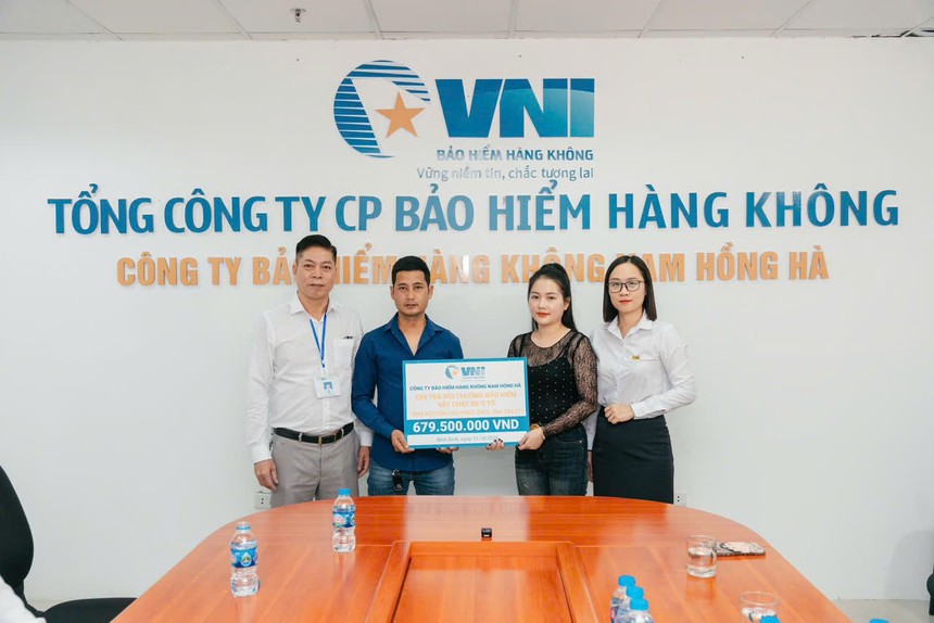 VNI chi trả gần 700 triệu đồng cho khách hàng quyền lợi Kl99kl phiên bản hoạt động vật chất xe chỉ sau 3 tuần