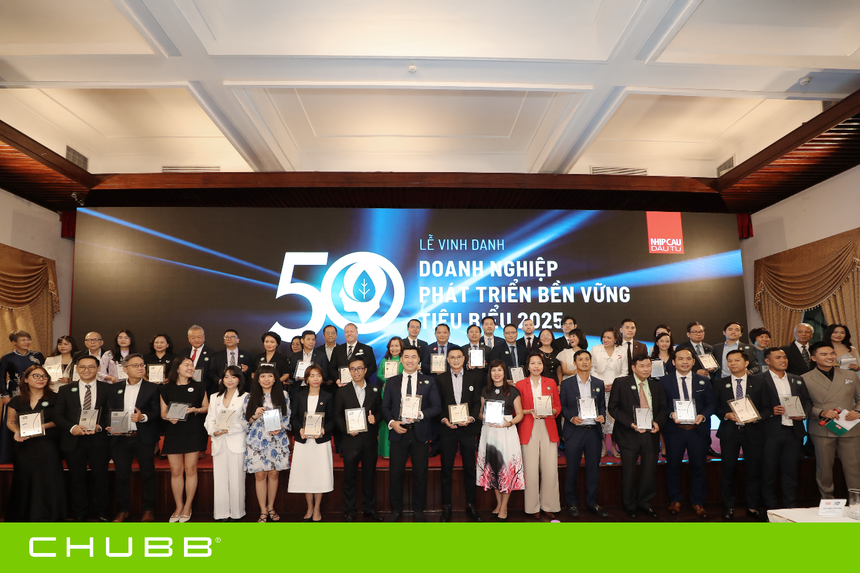 Chubb Life Việt Nam lần đầu được vinh danh tại giải thưởng Top 50 Kl991.com World Cup 2026 Chính Thức Phát triển bền vững 
