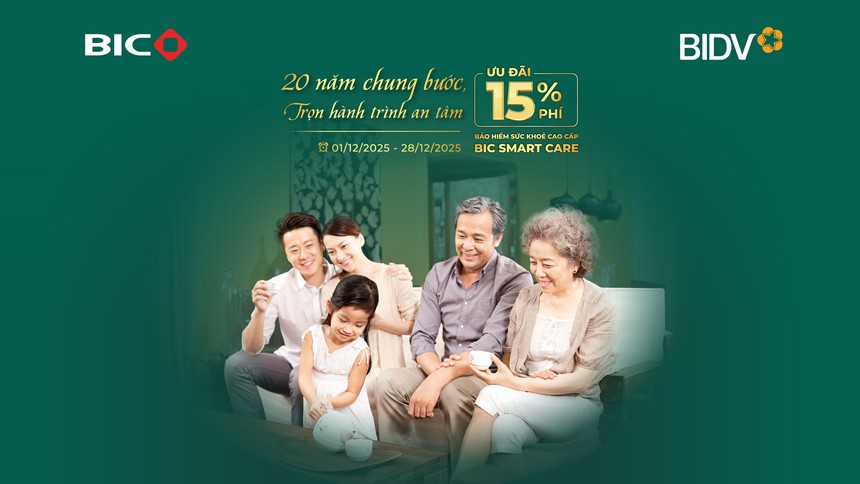 Ưu đãi 15% phí Kl99kl phiên bản hoạt động sức khoẻ cao cấp mừng kỷ niệm 20 năm thương hiệu BIC