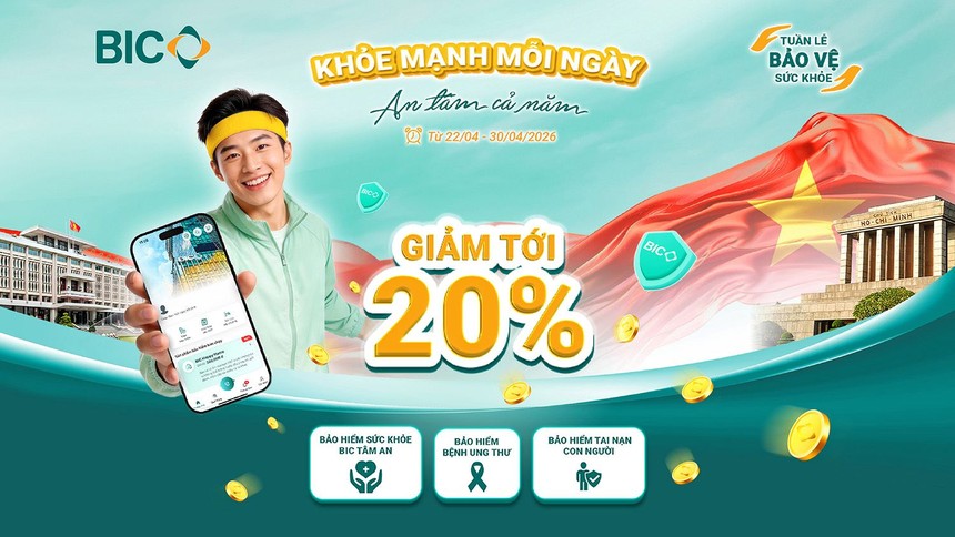 BIC ưu đãi tới 20% phí Kl99kl phiên bản hoạt động trong “Tuần lễ bảo vệ sức khoẻ”