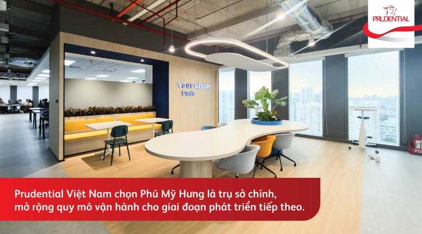Prudential chọn Phú Mỹ Hưng là trụ sở chính, mở rộng quy mô vận hành