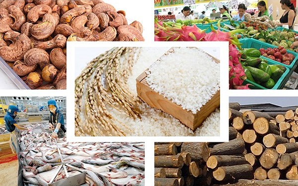 Có tới 6/9 mặt hàng trong nhóm nông sản, thủy sản có kim ngạch xuất khẩu giảm