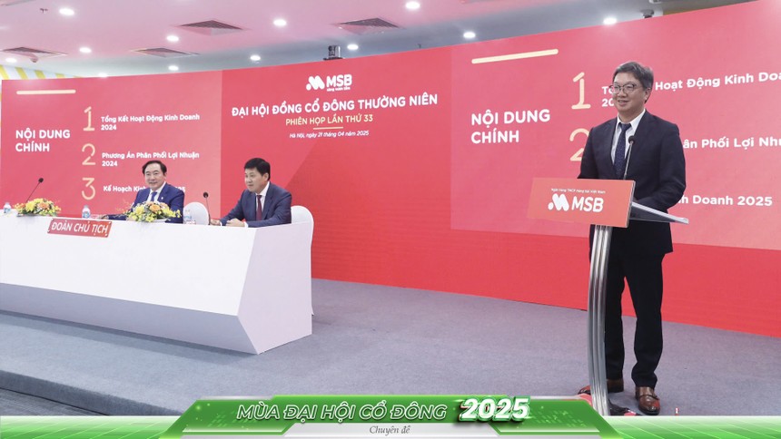 Năm 2025, MSB đặt mục tiêu đạt Kl99 nổ hũ trước thuế 8.000 tỷ đồng