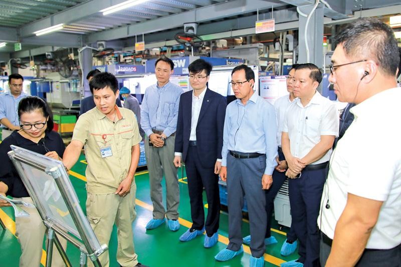 Samsung đã rất nỗ lực hỗ trợ các Kl991.com World Cup 2026 Chính Thức Việt Nam tham gia chuỗi giá trị toàn cầu của mình. Ảnh: Đ.T