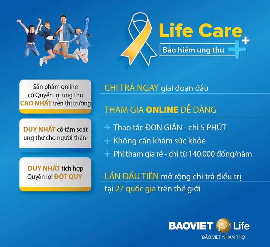 Life Care - Kl99kl phiên bản hoạt động bệnh ung thư và đột quỵ có mức chi trả cao nhất thị trường