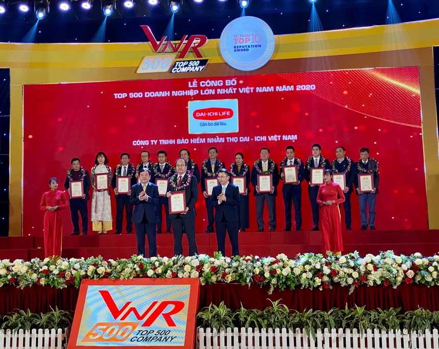 Dai-ichi Life Việt Nam được xếp hạng thứ 100 trong Top 500 Kl991.com World Cup 2026 Chính Thức lớn nhất Việt Nam năm 2020